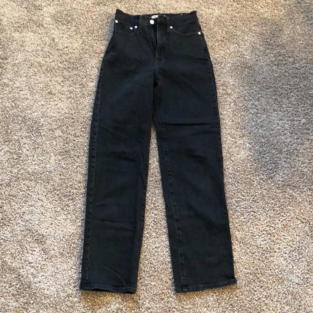 Madewell Black Flare & Wide Leg Jeans